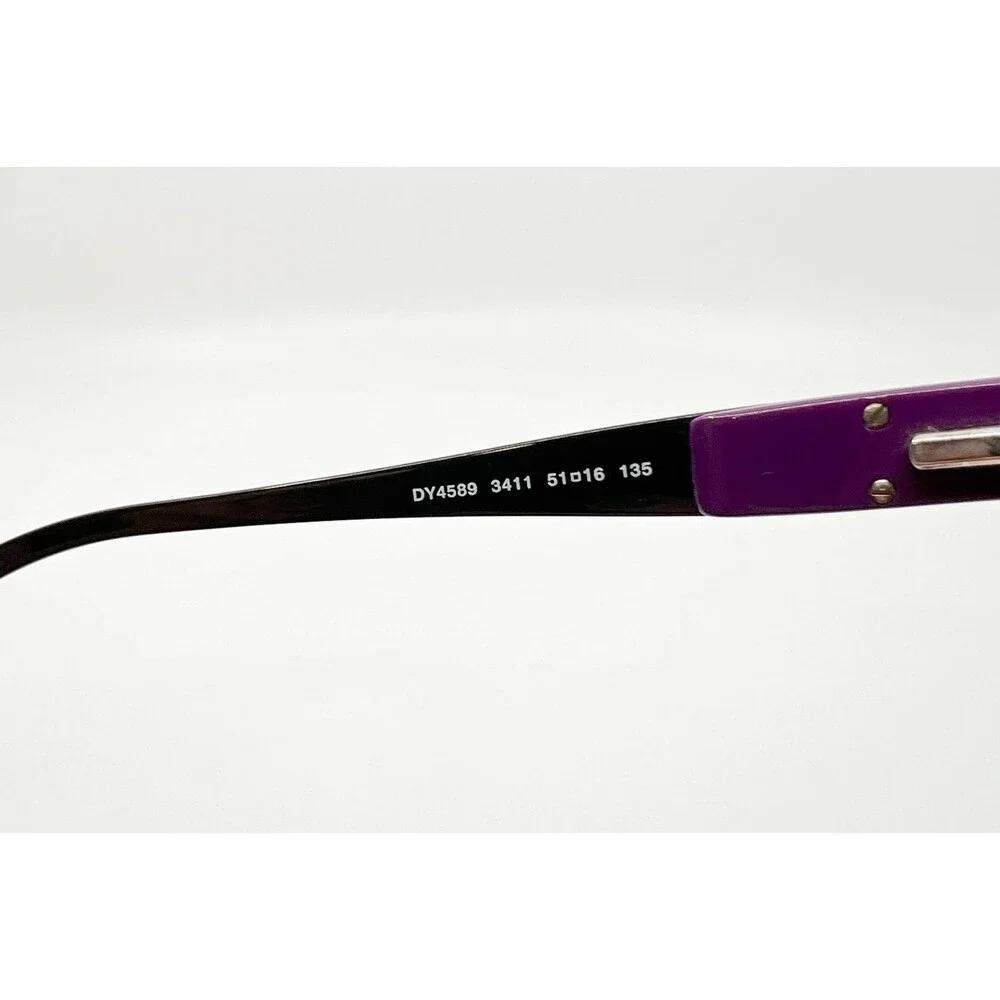 DKNY DY4589 3411 Purple Black Rectangular Eyeglasses Frames 51-16-135 Womens